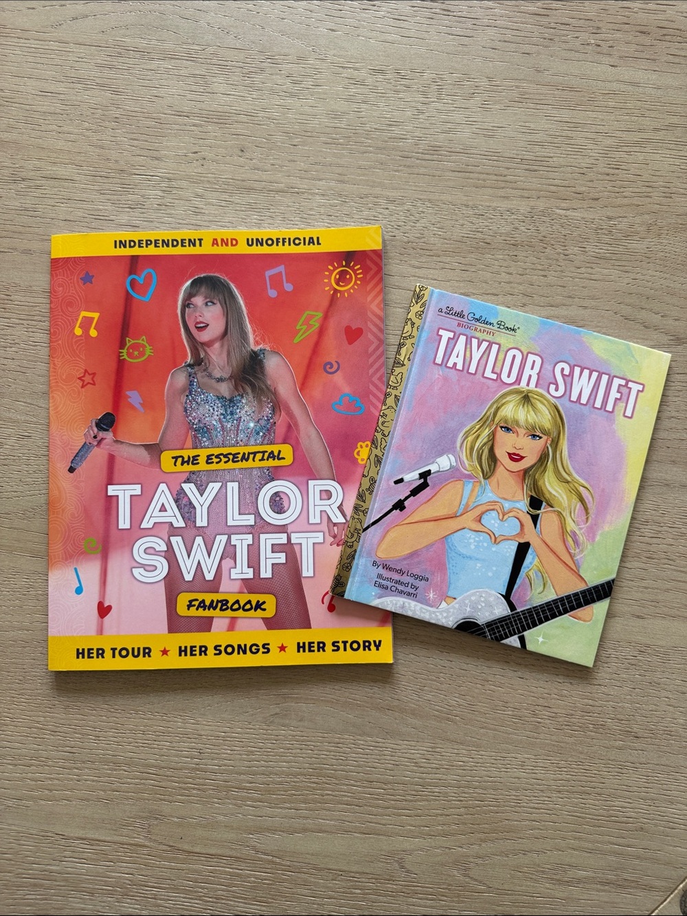 Taylor Swift Golden Book and The Essential Taylor Swift Fanbook